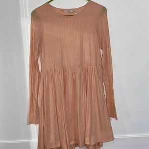 Urban Outfitters Peach Babydoll Dress 🎀